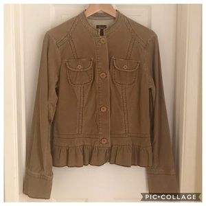 Anthropologie Louie Tan Pinwale Jacket